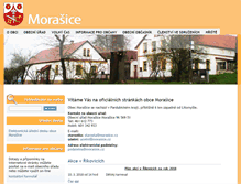 Tablet Screenshot of morasice.cz